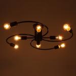 Люстра 2139/8BK E27 40 Вт черный 88?88?20 см BayerLux