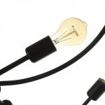 Люстра 2139/8BK E27 40 Вт черный 88?88?20 см BayerLux