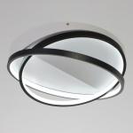 Люстра 2203/2BK LED 25 Вт 6000К бело-черный 42?42?14 см BayerLux
