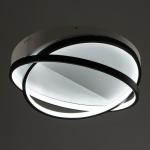 Люстра 2203/2BK LED 25 Вт 6000К бело-черный 42?42?14 см BayerLux
