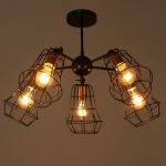 Люстра 2210/5 E27 40 Вт черно-бронзовый 34.4?34.4?68 см BayerLux