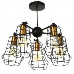 Люстра 2210/5 E27 40 Вт черно-бронзовый 34.4?34.4?68 см BayerLux
