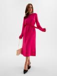 Платье миди женское MINAKU: Casual Collection, розовое, размер 52