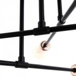 Люстра 2232/6 E27 40 Вт черно-золотой 60?60?21 см BayerLux