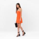 Платье мини женское MIST Summer time, оранжевое, размер 42