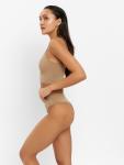 Комплект нижнего белья женский (топ, трусы) Collorista, песочный, размер 42-44