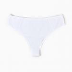 Трусы женские стринги Miss Beautiful, белые, размер 46-48 (L)