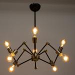 Люстра 2249/8 E27 40 Вт черно-бронзовый 70?70?42 см BayerLux