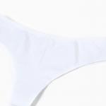 Трусы женские стринги Miss Beautiful, белые, размер 46-50 (XL)