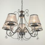 Люстра 2425/5 E27 40 Вт хром 52?52?32-60 см BayerLux