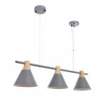 Люстра 1066/3GR E27 60 Вт серый 90?20?90 см BayerLux