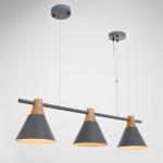 Люстра 1066/3GR E27 60 Вт серый 90?20?90 см BayerLux