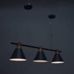 Люстра 1066/3GR E27 60 Вт серый 90?20?90 см BayerLux