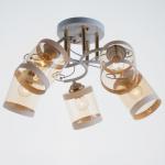 Люстра 1083/5WT+GD 40 Вт Е27 белый-золото 54?54?24 см BayerLux