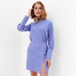 Платье мини женское MINAKU: Silk pleasure, сиреневое, размер 46