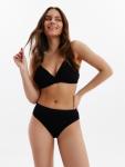 Комплект нижнего белья женский (топ, трусы) Collorista, чёрный, размер 42-44