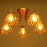 Люстра 1084/5Gd=40 Вт Е27 золото 56?56?23 см BayerLux