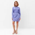 Платье мини женское MINAKU: Silk pleasure, сиреневое, размер 48