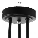 Люстра 1089/3BK 40 Вт Е27 черный 54?54?26 см BayerLux