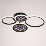 Люстра BayerLux 1158/4CF, LED, диммер, с пультом, 116 Вт, 3000-6000К, 63?45?12 см, кофе