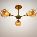 Люстра 1090/3GD 40 Вт Е27 золото 56?56?27 см