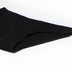 Трусы женские слипы MINAKU в рубчик, набор 3 шт., размер 40-42, чёрные