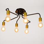 Люстра 2721/6 E27 40 Вт черно-золотой 60?60?30 см