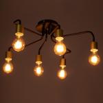 Люстра 2721/6 E27 40 Вт черно-золотой 60?60?30 см