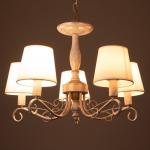 Люстра BayerLux 2149/5, E14, 40 Вт, белый с золотой патиной, 57?57?38 см