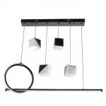 Люстра BayerLux 2676/6 LED 126 Вт 3000-6000К черный 76?27 см