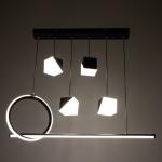 Люстра BayerLux 2676/6 LED 126 Вт 3000-6000К черный 76?27 см