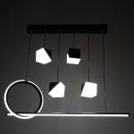 Люстра BayerLux 2676/6 LED 126 Вт 3000-6000К черный 76?27 см