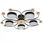 Люстра 1314/5BK LED 120 Вт 3000-6000К черный 90?90?15 см BayerLux