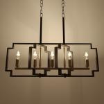 Люстра 2739/5 E14 40 Вт черно-золотой 29.5?7.8?25-97 см BayerLux