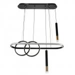 Люстра BayerLux 2681/5 120 Вт 3000-6000К черный 68?28 см