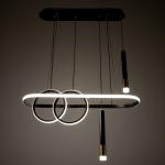 Люстра BayerLux 2681/5 120 Вт 3000-6000К черный 68?28 см