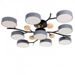 Люстра 1316/9GR LED 216 Вт 3000-6000К серый 87?87?17 см BayerLux