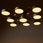 Люстра 1316/9GR LED 216 Вт 3000-6000К серый 87?87?17 см BayerLux