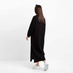 Платье миди женское с разрезом MIST, размер S-M, чёрное