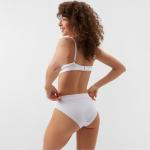 Набор трусов слипы MINAKU рубчик размер 44-46 (белый, бежевый, чёрный) 3 шт.