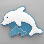 Люстра 1441/1 LED 60 Вт бело- голубой 52?49?9 см BayerLux