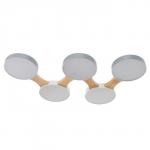 Люстра 625360/5 LED 65 Вт 3 режима 3000-6000К светлое дерево 80?47?5 см BayerLux