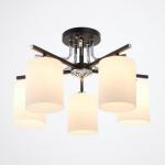 Люстра 6591193/5 E27 40 Вт черный-хром 55?55?20 см BayerLux