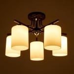 Люстра 6591193/5 E27 40 Вт черный-хром 55?55?20 см BayerLux