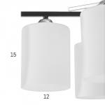 Люстра 6591193/5 E27 40 Вт черный-хром 55?55?20 см BayerLux