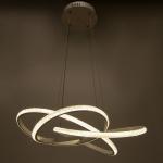 Люстра 1535/1 LED 145 Вт 3000-6000К диммер белый d.60 см