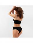 Комплект нижнего белья женский (топ, трусы) Collorista, чёрный, размер 42-44