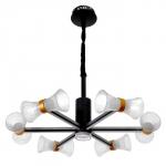 Люстра 1699/6 LED 100 Вт 3000-6000К черный 73?73?60 см BayerLux