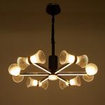 Люстра 1699/6 LED 100 Вт 3000-6000К черный 73?73?60 см BayerLux