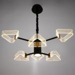 Люстра 1702/6 LED 124 Вт 3000-6000К черный 64?64?50 см BayerLux